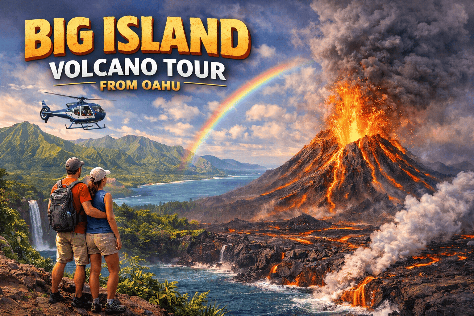Big Island Volcano Tour from Oahu: One-Day Trip to Hawaii Volcanoes National Park