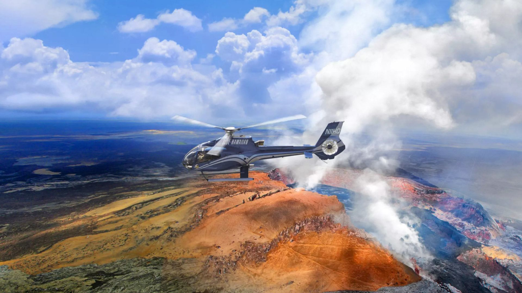 Want the helicopter upgrade? Add a 45-minute helicopter flight over Kīlauea's lava fields, coastline, and waterfalls: